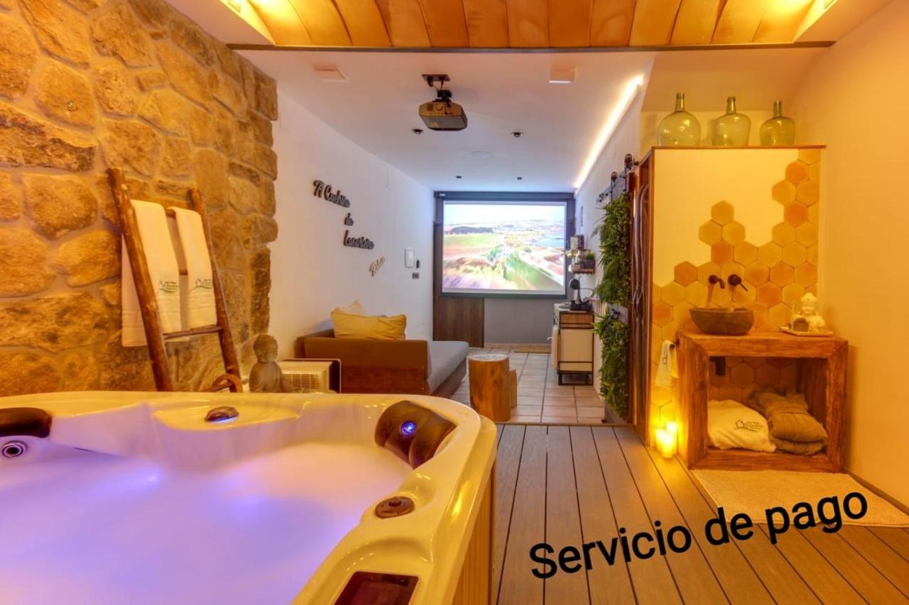 Casa Rural A Cashina Da Lagarteira Valverde del Fresno Bagian luar foto